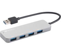 Sandberg USB 3.0 Hub 4 ports SAVER (USB 3.0 Hub 4 ports SAVER - USB 3.0 Hub 4 ports SAVER, - USB 3.2 Gen 1 [3.1 Gen 1] Type-A, NEW