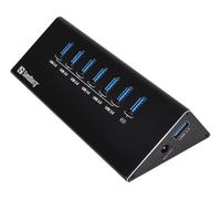 Sandberg USB 3.0 Hub 6+1 ports (USB 3.0 Hub 6+1 ports - USB 3.0 Hub 6+1 ports, USB - 3.2 Gen 1 [3.1 Gen 1] Micro-B, USB 3.2 Gen