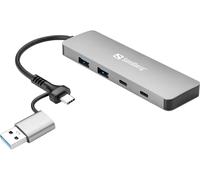 Sandberg USB-C/A to 2xUSB-A2xUSB-C Hub NEW
