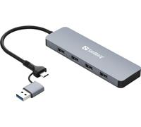 Sandberg USB-C/A to 4xUSB 3.0 Hub