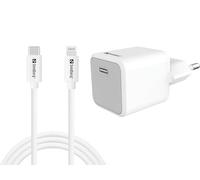 Sandberg USB-C AC 20W Charger EU + Lightning 1M, 441-57 (Lightning 1M)