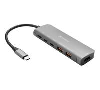 Sandberg Dock USB-C HDMI+2xA+2xC+PD100W USB-C Dock HDMI+2xA+2xC+PD100W, 136-65 (USB-C Dock HDMI+2xA+2xC+PD100W)