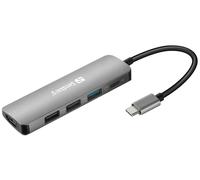 Sandberg USB-C Dock HDMI+3xUSB+PD 100W (USB-C Dock HDMI+3xUSB+PD 100W - USB-C Dock HDMI+3xUSB+PD - 100W, Wired, USB 3.0 [3.1 Ge