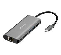 Sandberg USB-C Dock HDMI+LAN+SD+USB,100W (USB-C Dock HDMI+LAN+SD+USB100W - USB-C Dock - HDMI+LAN+SD+USB,61W, USB 3.2 Gen 1 [3.1 Gen 1] Type-C, HDMI, RJ-45, USB 3.2 Gen - Warranty: 60M)