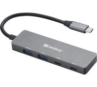 Sandberg USB-C to 2xUSB-A+2xUSB-C Hub, 136-50