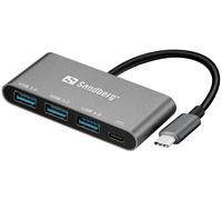 Sandberg USB-C to 3xUSB 3.0 Hub + PD