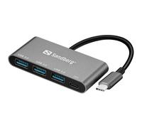 Sandberg USB-C to 3xUSB 3.0 Hub + PD (USB-C to 3xUSB 3.0 Hub + PD - USB-C to 3xU