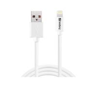 Sandberg USB>Lightning MFI 1m White (USB-A to Lightning MFI 1M - USB Lightni