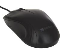Sandberg USB Mouse (USB Mouse - USB Mouse, Right-hand, - Optical, USB Type-A, 1200 DPI, Black - Warranty: 60M) NEW