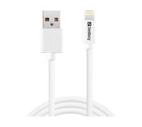 440-75 Sandberg USB to Lightning MFI 1m White NONE - Only use for non-battery it