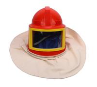 Sandblaster casco aria nutrizione sabbia di sabbia con protezione per cappuccio in tela bianca forniture di sabbiatura