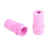 Sandblaster - Ugello in ceramica per sifone ad aria, lunghezza 35 mm, diametro esterno 15 mm, dimensioni foro opzionali 4,5/5/6/7 mm, set di 10 pezzi di ricambio per (7 mm)