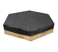 Sandbox portatile per il giocattolo della sabbia del bambino Scatola di sabbia esagonale antipioggia Outdoor Bad Weather Security Sandpit