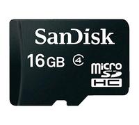 SandDisk Scheda di Memoria MicroSDHC 16 GB Classe 2