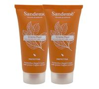 Sandemè® Crema Mani con Estratto di Caffè Verde - 2 Tubi da 50 ml con astuccio