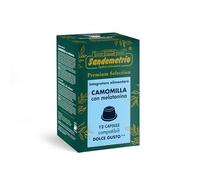 Sandemetrio Camomilla con Melatonina, 12 Capsule compatibili con Dolce Gusto