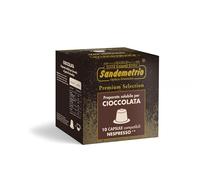 Sandemetrio Cioccolata Solubile Premium Selection, 10 Capsule Compatibili con Nespresso®
