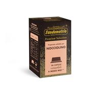 Sandemetrio Nocciolino Solubile, 16 Capsule Compatibili A MODO MIO®, Premium Selection