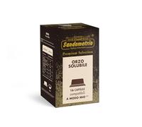 Sandemetrio Orzo Solubile, 16 Capsule Compatibili con A Modo Mio®, Premium Selection