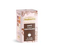 Sandemetrio Premium Selection Caffè al Gusto Cioccolato, 18 Cialde Compostabili