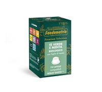 Sandemetrio Tè Verde e Menta, 12 Capsule Compatibili con Dolce Gusto, Premium Selection