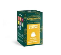 Sandemetrio Tisana Zenzero e Limone, 12 Capsule compatibili con Dolce Gusto®, Premium Selection