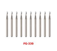 SANDENT 10pcs/kit Dental Tungsten carburo Bur For High Fast Speed Handpiece