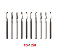 SANDENT 10pcs/kit Dental Tungsten carburo Bur For High Fast Speed Handpiece