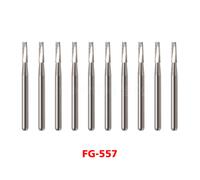 SANDENT 10pcs/kit Dental Tungsten carburo Bur For High Fast Speed Handpiece