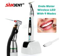 SANDENT Dental Endodontic Cordless LED Endo Motor 16:1 Contra Angle Handpiece