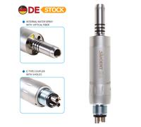 SANDENT Dental Low Speed Air Motor 6 Holes Manipolo Fiber Optic LED Inner E-Type