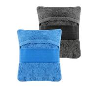 Sandentferner 2er-Set - Wiederverwendbare Sandentfernungstüten 15×11 cm | Talkumfrei, weich & tragbar | Praktisches Zubehör für Camping, Reisen, Strandurlaub & Outdoor-Aktivitäten