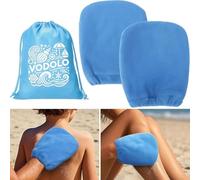 Sandentferner Strand - 2 Pezzi, Guanti per Rimuovere la Sabbia per Bambini e Adulti, Accessori Essenziali per Le Vacanze al Mare, Accessori Estivi da Spiaggia per Donne e Famiglie