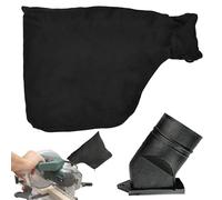 Sander Bold Bag - Dust Collector | Borse Per Collettore Di Polvere Con Supporto Regolabile Con Cerniera | Sacchetto Di Polvere Per Mitre Saw | Copertura Connettore Accessorio Regolabile Nero Per La