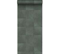 Sanders & Sanders carta da parati pelle di animale verde mare grigiastro 53 cm x 10 m