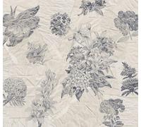 Sanders & Sanders fotomurale carte botaniche grigio e colore sabbia 400 x 280 cm