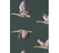 Sanderson Carta da parati Elysian Geese - Amsterdam Green