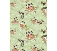 Sanderson Carta da parati Mickey at the Farm - Macaron Green