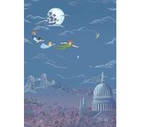 Sanderson Carta da parati panoramica Peter Pan - Evening Blue