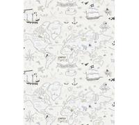 Sanderson Carta da parati Treasure Map - Beige