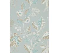 Sanderson Carta da parati Warwick - Blue/ Grey