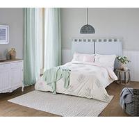 Sanderson Protea-Copripiumino con Motivo Floreale, Colore: Rosa Mare, 100% Percalle di Cotone a 220 Fili, Doppio