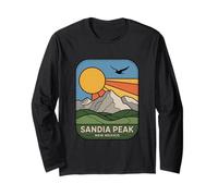 Sandia Peak New Mexico Mountain Art Albuquerque Escursioni Maglia a Manica