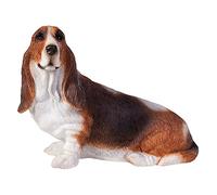 Sandicast Basset Hound Scultura, Multicolor, S Size