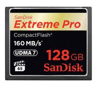 SanDisk Memory card da 128 GB Compact Flash Extreme Pro da 160 MB / s