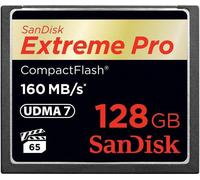SanDisk Extreme PRO 128GB CompactFlash Memory Card UDMA 7 Speed Up To 160MB/s- SDCFXPS-128G-X46