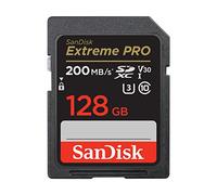 SanDisk 128GB Extreme PRO scheda SDXC + RescuePro Deluxe fino a 200 MB/s UHS-I Class 10 U3 V30
