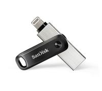SanDisk 128GB iXpand Flash Drive Go with Lightning and USB 3.0 connectors for