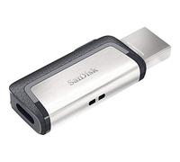 SanDisk 128GB Ultra Dual Drive Flash Drive with reversible USB Type-C and USB Type-A connectors, for smartphones, tablets, Macs and computers