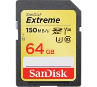 SDSDXV6064GGNCIN - Scheda di memoria SDHC 64 GB SanDisk Extreme V30